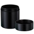 Gordon Smell Proof Airtight Aircraft Aluminum Storage Cigarette Jar, Black Stash Jars, 34 mm Size Smell Proof Container